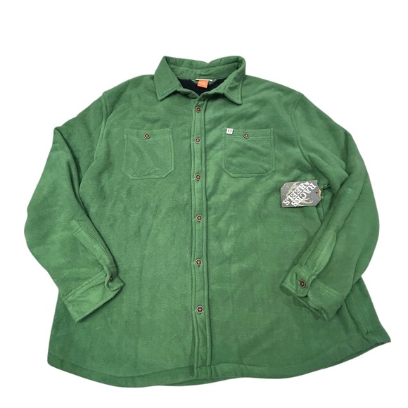 Racks & Reels Other - Racks & Reel Forest Green Casual Button Down Shirt Jacket Shacket XXL NWT